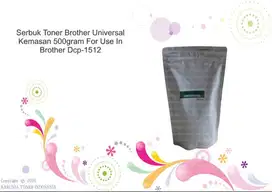Serbuk Toner Brother Universal Kemasan 500gram For Use In Dcp-1512