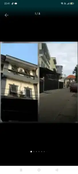 DISEWAKAN RUKO 3 LANTAI JL. GUNUNG SAHARI JAKARTA PUSAT