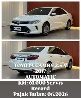[ SIAP PAKAI ] TOYOTA CAMRY V 2017 AUTOMATIC 2.5 CC