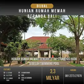 DJUAL Rumah HOOK Siap Huni Lokasi Kedaton Beranda Bali BSB City