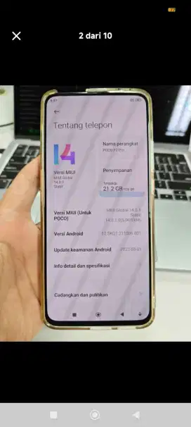 Poco f2 pro 6/128 battery awet hape simpenan