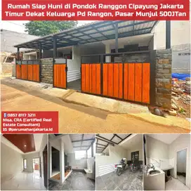 Rumah Siap Huni Di Pondok Ranggon Cipayung Dekat Kelurahan Pd Ranggon
