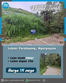 Tanah Lokasi Paralayang Ngargoyoso