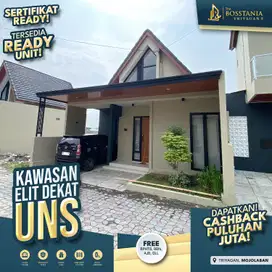 Promo Juli! Rumah Scandinavian Elegan di Solo Timur, Cashback puluhan