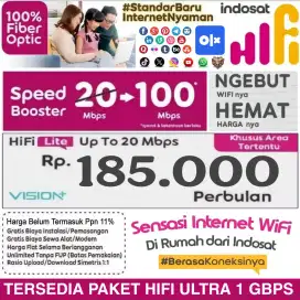 Pasang Wifi Murah Hifi Indosat Harga Flt