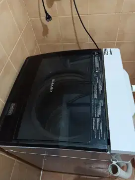 Mesin Cuci 1 Tabung SHARP ESM 7000 PGG 7KG Quick Wash Zero Pressure
