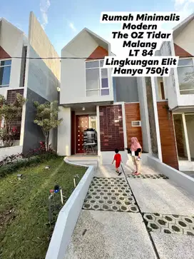 Rumah Minimalis Modern 2 Lantai Tidar Malang