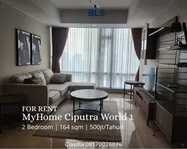 FOR RENT Apartemen Myhome Ciputra World 1 2BR