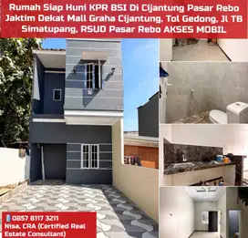 Rumah KPR BSI Siap Huni Dekat Mall Cijantung Jl Tb Simatupang Terminal