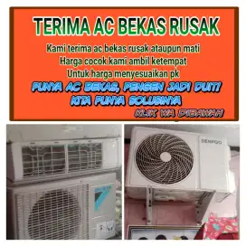 Terima AC bekas AC rusak