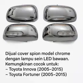 Cover Spion Chrome LED Toyota Innova / Fortuner