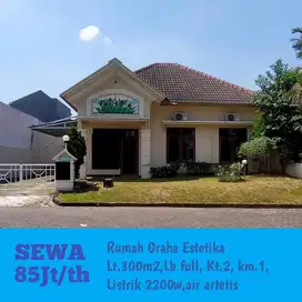 Di sewakan Rumah mewah full furnish di Graha Estetika Semarang