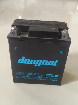 Aki / Accu 6 Ampere copotan sprint S150 tahun 2023 Dongnai PTX7l BS