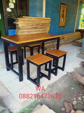 Meja kursi cafe resto dan makan