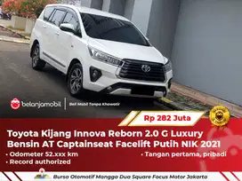 [ GARANSI 1TH ] Toyota Kijang Innova Reborn 2.0 G Luxury 2021/2022