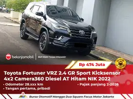 [ PAJAK PANJANG ] Toyota Fortuner VRZ 2.4 GR Sport Diesel AT 2022/2023