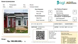 Dijual Tanah Dan Bangunan