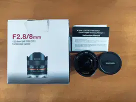 Samyang 8mm f2.8 II Fish Eye For Fujifilm X Mount