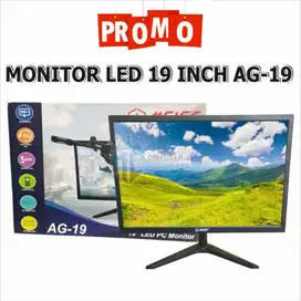 Monitor LED 19 Inch HDMI VGA Input 60HZ Murah Garansi Resmi
