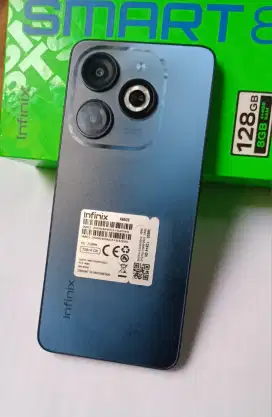 Infinix Smart 8 Ram 4+4/128 Mulus, Fullset masih garansi
