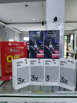 New OPPO A3x 6+6GB/128GB Resmi Segel