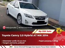 [ LOW KM 22RB ] Toyota Camry 2.5 Hybrid AT Putih 2014/2015