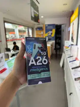 Samsung A26 5G. Promo cashback 400rb. Bisa di cicil modal ktp saja