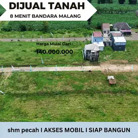 Tanah 3 Menit Pintu Tol Pakis Malang Surat SHM