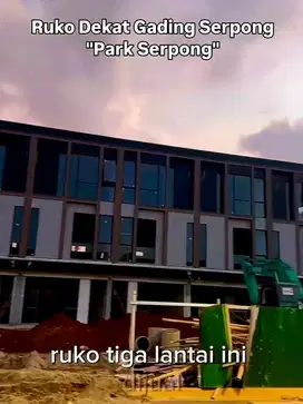 RUKO BARU DEKAT GADING SERPONG BY LIPPO LAND KAWASAN 400 HA START 1.4M