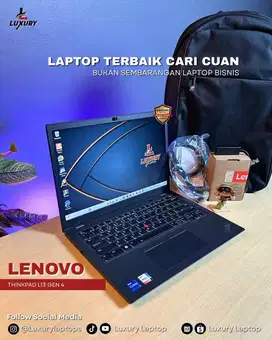 LAPTOP LENOVO THINKPAD L13 GEN 4 CORE I7 GEN 13 SSD 256GB RAM SECOND