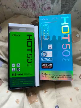 Infinix hot 50 pro plus 8/256 baru openbox. Tt atau jual.