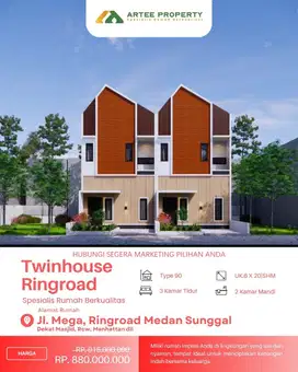 EXCLUSIVE HANYA 2 UNIT PROMO RUMAH DI DEPAN RINGROAD CITIWALK