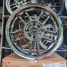 Racinghart cp035 Ring 15x6,5 pcd 4x100 ET 41 blackchrome 4pcs