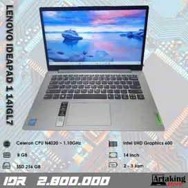 Lenovo Ideapad 1 14IGL7 - Celeron N4020 - Ram 8 GB - SSD 256 GB - Gara