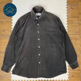 Vintage Studio Kent Corduroy Shirt Gray