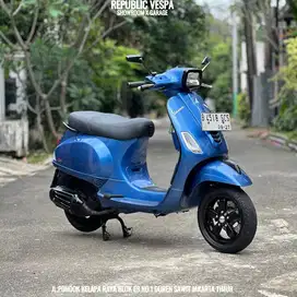 UNIT POTENSIAL LOW KM Vespa S IGET 125 3V th 2017 BIRU DOFF