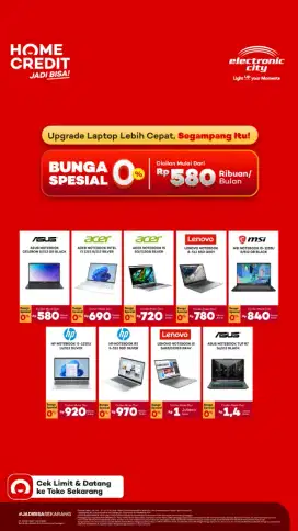 Promo Credit Laptop