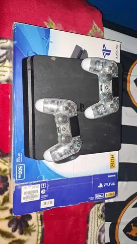 PS4 Slim 500GB CUH-2106A FW 11.50 + 2 Stick Transparan