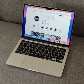 Macbook Air M3 16/256Gb Garansi Ibox Feb 2026 Like New Siap Pakai