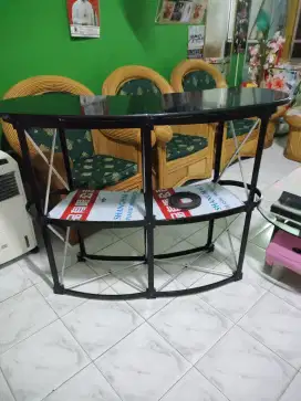 Meja Promosi/Pameran Oval