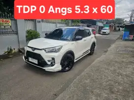 TDP 0 Angs Termurah Raize GR Two Tone 2022 Matic Putih Low Km Like New