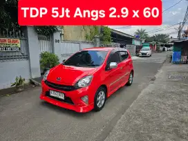 TDP 5 Jt Angs Termurah Agya TRD Sportivo 2016 Matic Merah Low Km