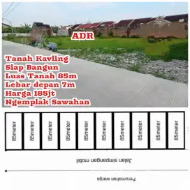 Dijual Tanah Kavling Ngemplak Sawahan