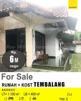DIJUAL RUMAH DAN KOST DI TEMBALANG A4204