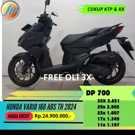 HONDA VARIO 160 ABS TH 2024 FREE KIRIM SEJABODETABEK DAN BERGARANSI