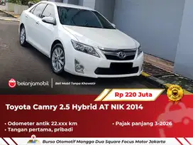 [ LOW KM 22RB ] Toyota Camry 2.5 Hybrid AT Putih 2014 2015