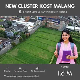 Cluster Kost Baru Malang Hanya 3 Menit Dari Kampus Muhammadiyah