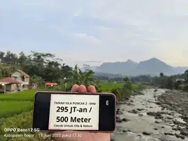 Jual kavling villa shm di puncak 2 bogor 500 meteran