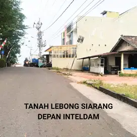 tanah pinggir jalan mayor zurbi bustan depan inteldam