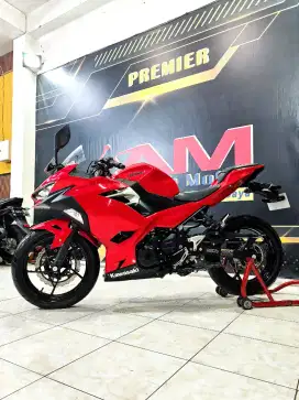 All new Ninja 250cc red glossy km.12rb super 10.Anugerah Motor Rungkut